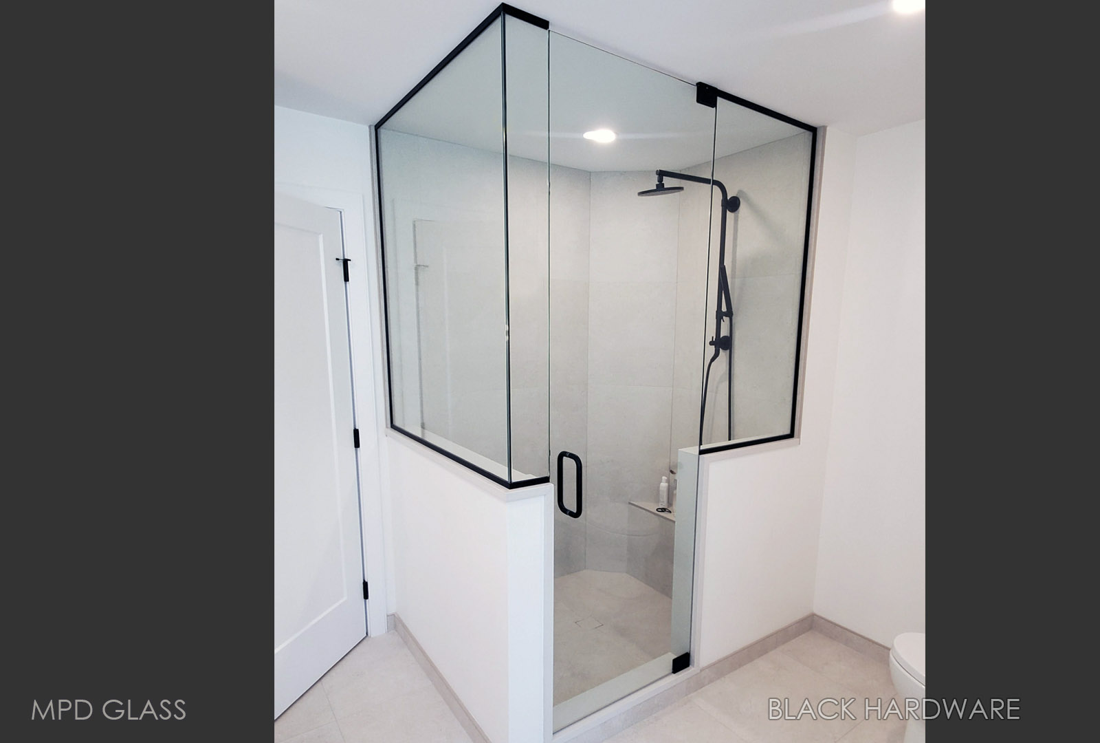 Black Trim Shower